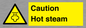 Caution Hot steam